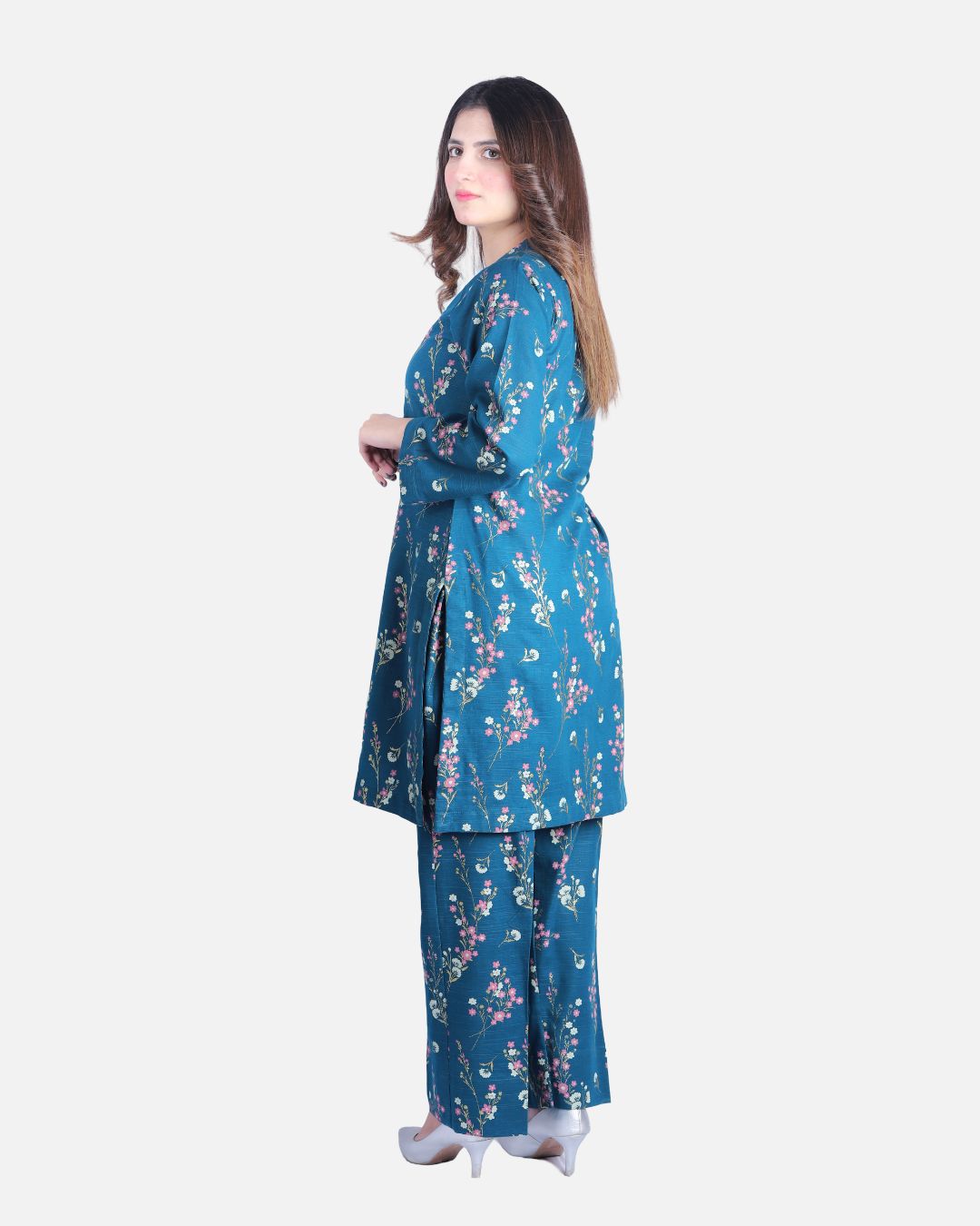 Spring Print Khaddar Suit