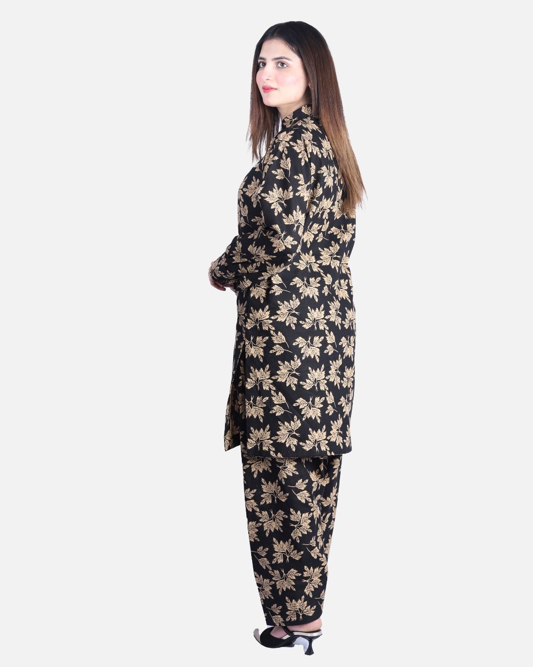 Autumn Print Khaddar Suit