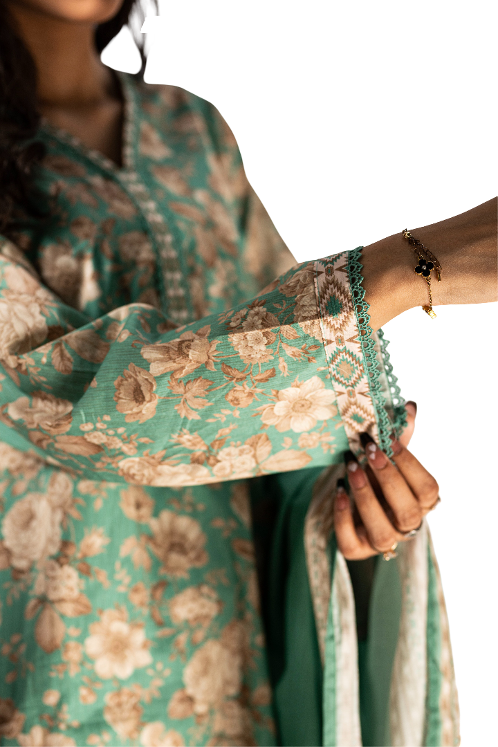 Premium Lawn Suits for Women – 3-Piece Suit with Dupatta