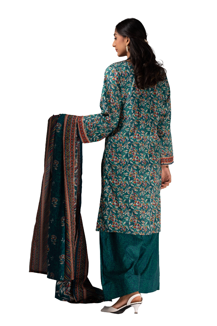 Lawn Suit For Ladies- 3 piece
