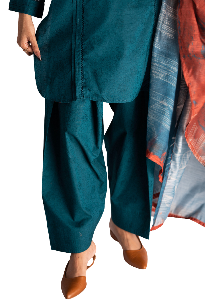 Ladies Summer Lawn 3 Piece Suit