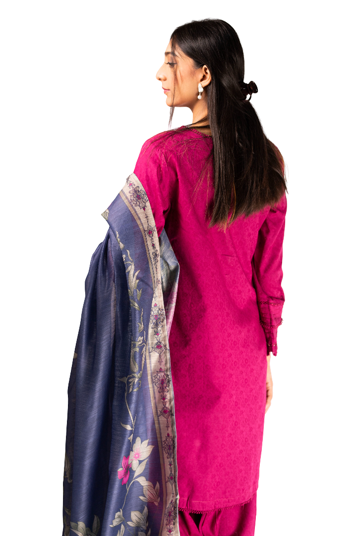 Ladies Three Piece Lawn Stitched Suit