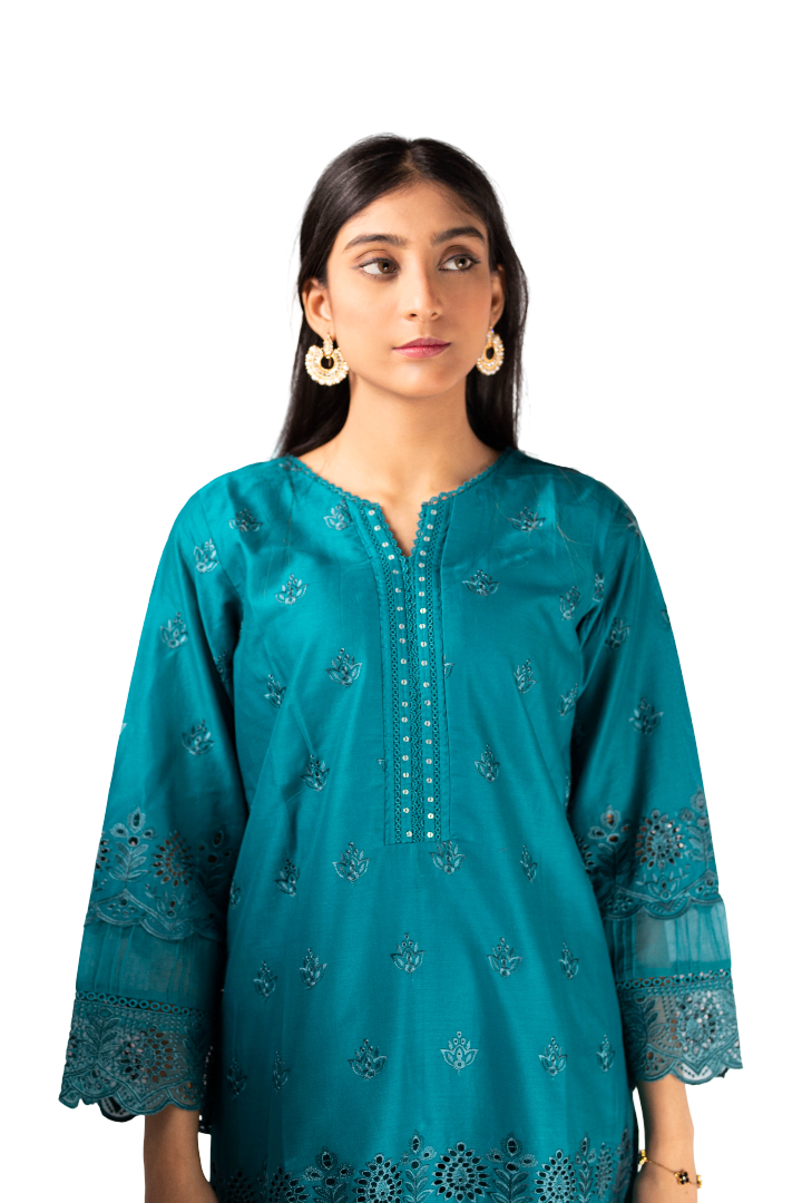 3 Piece Lawn Stitched Suit For Women