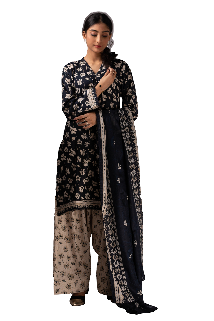 Printed Lawn Suit For Women 3 Piece
