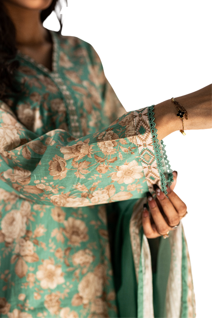 Premium Lawn Suits for Women – 3-Piece Suit with Dupatta