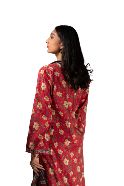 Three Piece Lawn Ladies Suit.