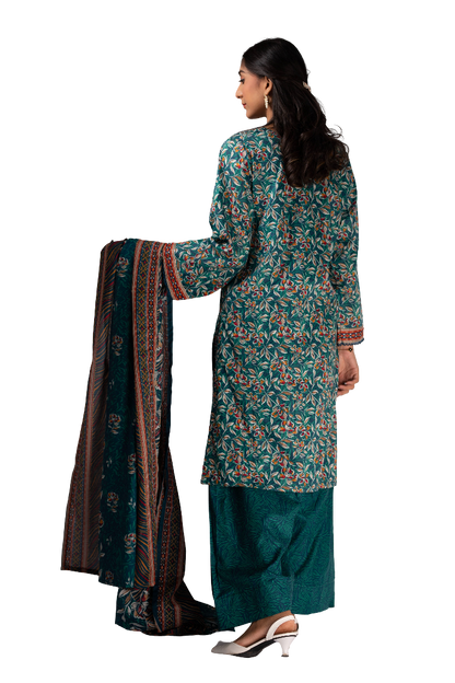 Lawn Suit For Ladies- 3 piece