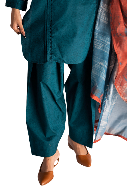 Ladies Summer Lawn 3 Piece Suit