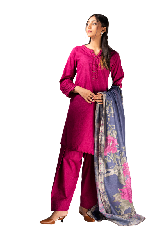 Ladies Three Piece Lawn Stitched Suit