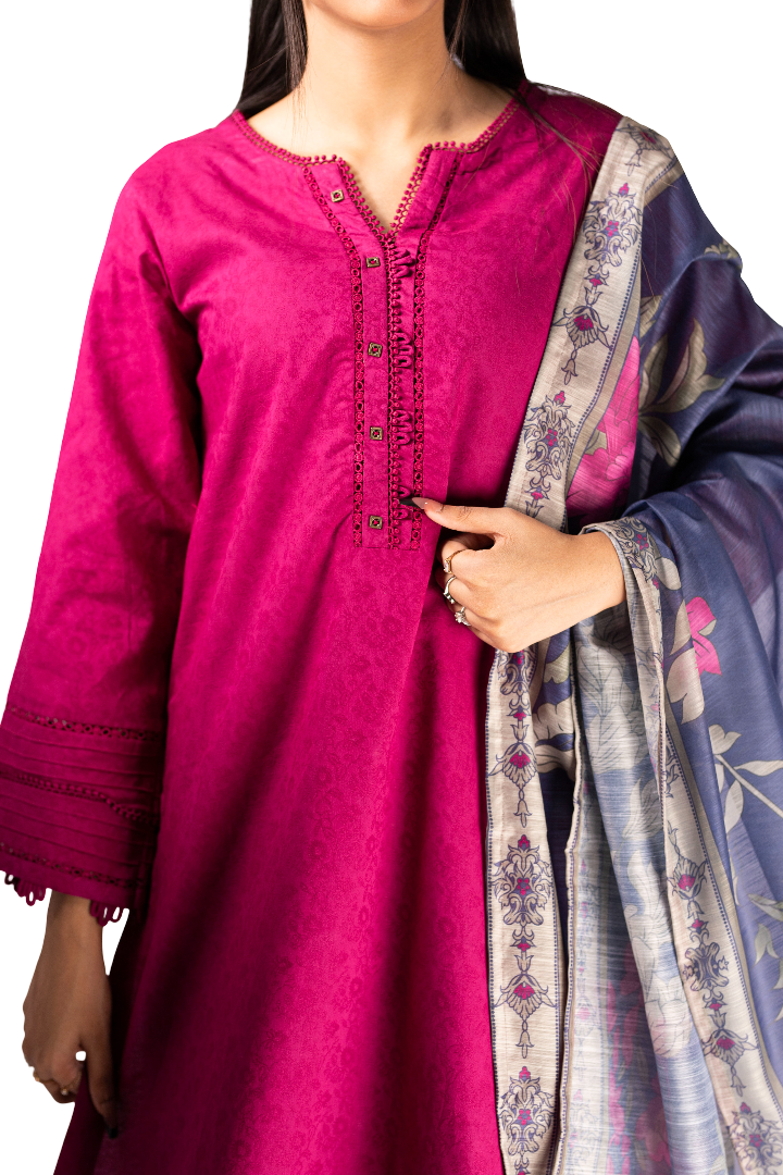 Ladies Three Piece Lawn Stitched Suit
