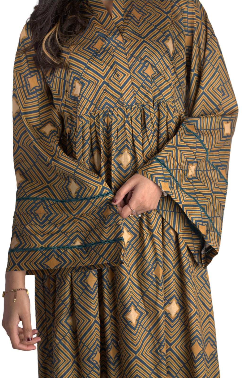Ladies 2 Piece  Lawn Summer Dress