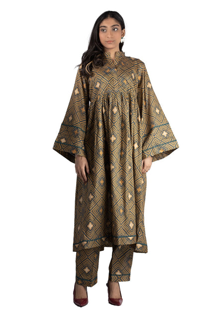 Ladies 2 Piece  Lawn Summer Dress