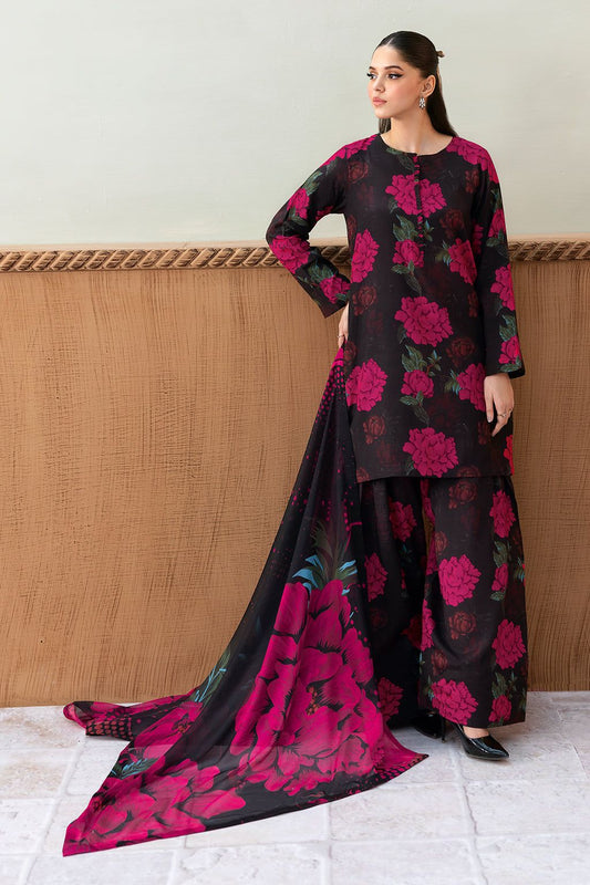 Three Piece Printed Lawn Suit For Women
