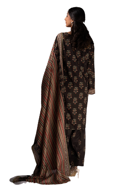 3 piece Printed Lawn Suit For Ladies