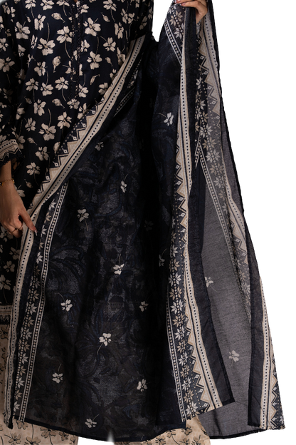 Printed Lawn Suit For Women 3 Piece